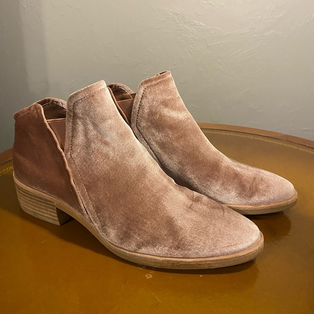 Dolce Vita velvet bootie